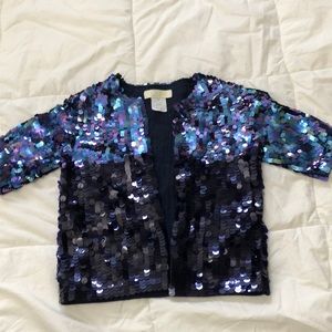 J Crew Crewcuts Collection Mermaid Sequin Cardigan 4/5